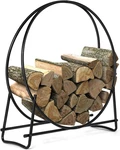 Casart Firewood Log Rack Hoop Tubular Steel Storage Holder For Indoor & Out. Fixed Price $71.05.