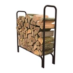 Panacea Black Powder Coated Steel Outdoor Log Rack 48X48X14. Fixed Price $94.08.