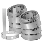 & Duravent 8DT-E30K Inch Duratech Galvalume Elbow Kit Deg Includes 2.... Fixed Price $744.36.