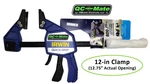 Qc-mate 12-IN Hydraulic Quick Coupler Connect Under Pressure Clamp. Fixed Price $89.00.
