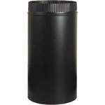 (2)-IMPERIAL Snaplock 6 In. X 1200 F Black Stove Pipe BM0102. Fixed Price $40.89.