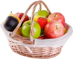 Vintiquewise Natural Wicker Picnic Basket With Handle Multi-purpose Willow. Fixed Price $21.11.