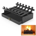 14'' Fireplace Log Grate, Ash Pan & Ember Holder Kit For Indoor/outdoor Pit. Fixed Price $115.99.