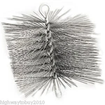 (3) Imperial BR0210 7" X Square Single Spiral Wire Chimney Cleaning Brush. Fixed Price $69.90.