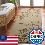 Safavieh Soho Collection Runner Rug - 26 X 8 Green Multi Handmade Wool Viscose. Fixed Price $138.85.