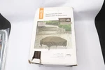 Classic Accessories Madrona Square Fire Pit Cover Rainproof Dark Cocoa 40". Fixed Price $18.93.