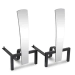 Pilgrim Home Hearth 18669 Fonda Andirons, Polished Nickel Black. Fixed Price $306.12.