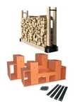 Anyelse Firewood Outdoor Indoor Brackets Adjustable Length. Fixed Price $39.95.