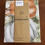 From The Hearth Oblong 60 X 102 100% Cotton Fall Harvest Pumpkins Tablecloth. Fixed Price $19.99.