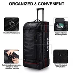 Gonex 33" Rolling Duffle Bag Wheels 100L Large Waterproof Travel Duffel Suitcase. Fixed Price $99.99.