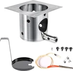 Qulimetal 304 Stainless Steel Fire Burn Pot And Hot Rod +. Fixed Price $57.11.