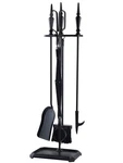 Lichamp Gothic Fireplace Tools Set, 5-PIECES Indoor Outdoor Multisize, Black. Fixed Price $85.35.