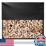 Vivohome Upgraded Heavy Duty Ft 1/4 Cord Firewood Rack Outdoor Cover Combo. Fixed Price $207.98.