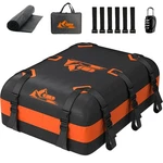 Rooftop Cargo Carrier Bag 20 Cu Waterproof Heavy Duty Orange Batsuvcer. Fixed Price $154.99.