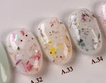 Bevlah Rococo Fantasy Art Gel Nail 3 Colors Set Real Flower Glitter Korean. Fixed Price $58.99.