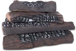 10-PIECE Ceramic Gas Logs Set For Fireplace & Pit Realistic, Heat Resista. Fixed Price $124.99.