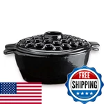 Plow & Hearth Lattice Wood Stove Steamer Cast Iron Fireplace. Fixed Price $89.91.