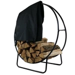 Sunnydaze 48" Indoor Firewood Rack With Cover - Black Log Holder 700LB Capacity. Fixed Price $187.50.