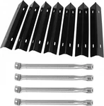 7-PACK Porcelain Steel Heat Plate And Stainless Burner Kit For Napoleon Ro. Fixed Price $159.99.