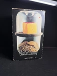 Vintage 1980 Creative Glass Corning 2002 Super Server Two Domes And Wood Plate. Fixed Price $49.99.