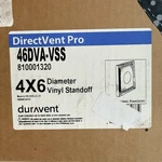 M & Duravent 46DVA-VSS Inch X Directvent Pro Siding Standoff. Fixed Price $85.00.