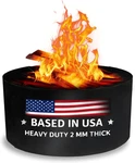 Febtech - Fire Rings For Outside Wood Burning Pits 36" Dia X 12" 2MM. Fixed Price $155.99.