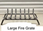 Fireplace Log 30 Inch 7 Bar Grates Heavy Duty 3/4 Wide Solid Steel. Fixed Price $150.00.