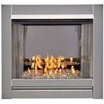 Duluth Forge Ventless Outdoor Gas Fireplace Insert, 24K Btu, Manual, DF450SS-G. Fixed Price $1399.99.