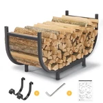 Curved Rack Outdoor Indoor, Black 30 Inch Rustproof Storag.... Fixed Price $35.83.