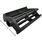 Ashley Cast Iron Shaker Grate (13" X 5" 2 1/4"): 40349-AMP. Fixed Price $179.95.