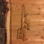 Homemade Log Carrier Saw Handles Stove Metal Chain Handmade Firewood. Fixed Price $25.00.