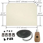 Harman Xxv & 52I Pellet Stove Door Glass Kit (not-mirrored): 1-00-677000-AMP. Fixed Price $179.95.