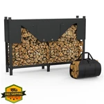 Walmann 6FT Firewood Rack Log Holder With Cover Bag. Fixed Price $159.99.