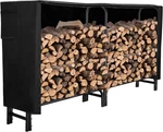 Gaspro 8FT Firewood Rack Outdoor With Cover, Adds Sturdy Middle Upright, Heavy. Fixed Price $164.98.