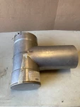 7 Inch Chimney Liner And Cap With Removable Snout Stainless Steel. Fixed Price $100.00.