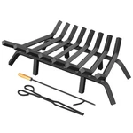 Jusgym Fireplace Grate 30 With 8 Support Legs, Solid Inch, Black. Fixed Price $123.99.