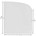 Vermont Castings Encore & Madison Right Glass: 1408629-AMP. Fixed Price $89.95.