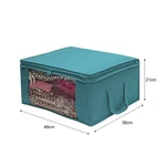 Large Capacity Clothing Storage Box Folding Non Woven Fabric Quilts Clothes Orga. Fixed Price $11.62.