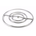 Hpc Fire Round Stainless Steel Pit Burner, 30", High Capacity, Natural Gas. Fixed Price $295.45.