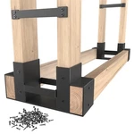 Mr Ironstone Firewood Outdoor Indoor, Brackets Kit Adjusta. Fixed Price $46.35.