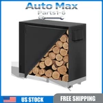 4FT Firewood Log Rack Cover Waterproof Storage Holder Heavy Duty Outdoor Us. Fixed Price $22.71.
