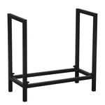 Industrial Rustic 24" Firewood Log Rack For Home Fireplace Decoration, Indoor.... Fixed Price $74.79.