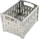 Pellet Basket, Portable Burner For Fireplaces And Wood Stoves, Eme. Fixed Price $69.99.