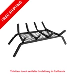 Pleasant Hearth 4-BAR Steel Fireplace Grate 1/2 In. 18 With Ember Retainer. Fixed Price $336.00.
