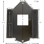 Feed Motor Bracket Assembly For The Quadra-fire Castile Insert. Fixed Price $24.95.