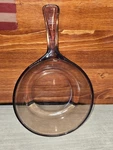Vision Corning Usa 0.5L Kitchen Pot Stove Sauce Pan Amber Glass Dish Vintage. Fixed Price $24.99.