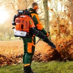 80CC Backpack Gas Leaf Blower, 900 Cfm Powered Snow Blowers Clearing Tools. Fixed Price $476.25.