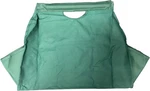 Dagan Green Canvas Log Carrier With Handles, 26IN. X 12IN.. Fixed Price $46.00.