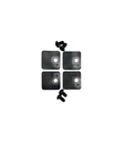 Harman Wood And Coal Stove Glass Clips, Set Of 2-00-05202-4, Oem. Fixed Price $46.00.