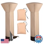 Vailge Patio Heater Cover, Heavy Duty 600D Oxford, Waterproof W/ Zipper Bag. Fixed Price $49.18.